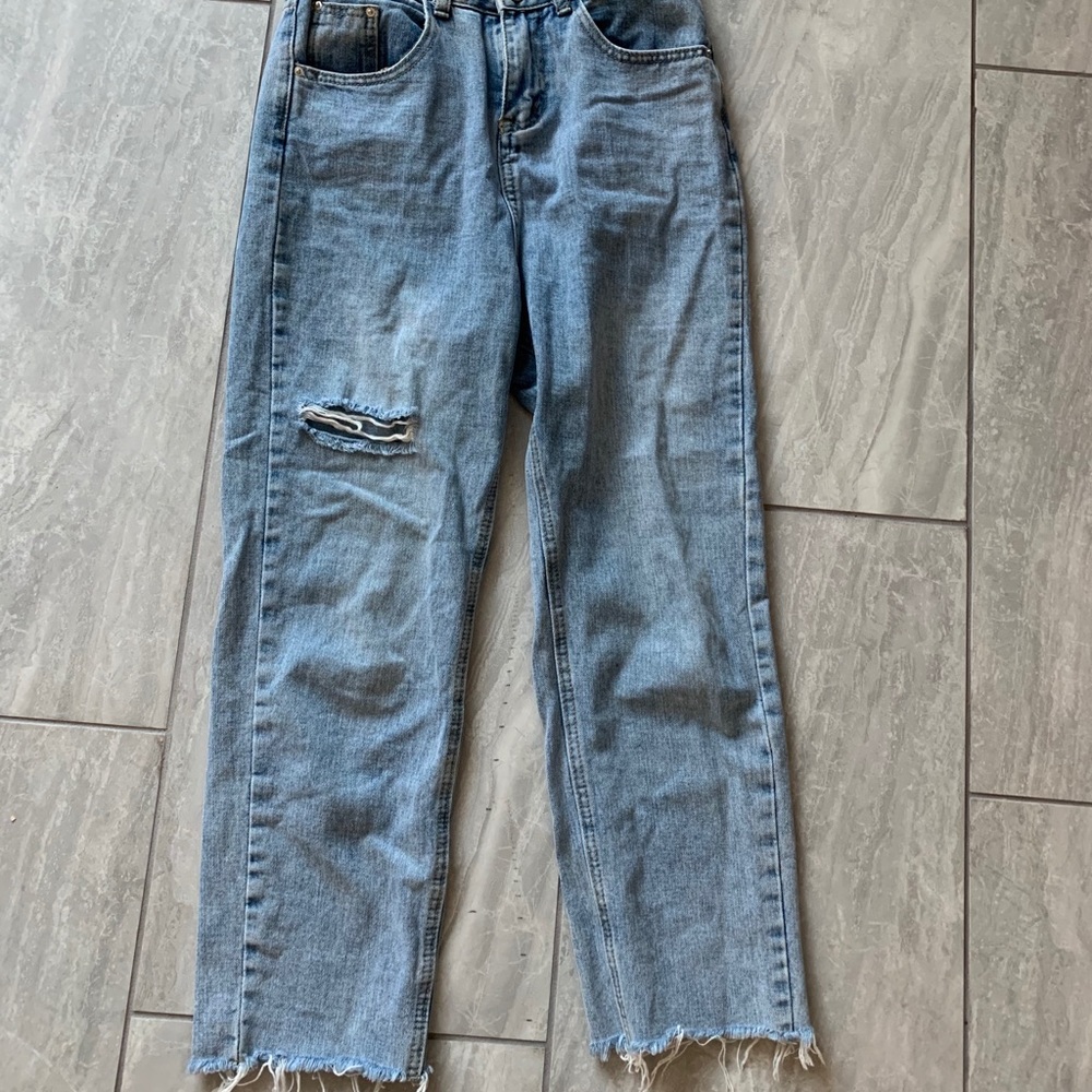 Mom jeans, unmarked brand size 26